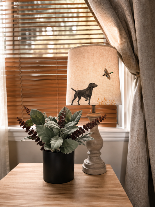 Black Lab Table Lamp