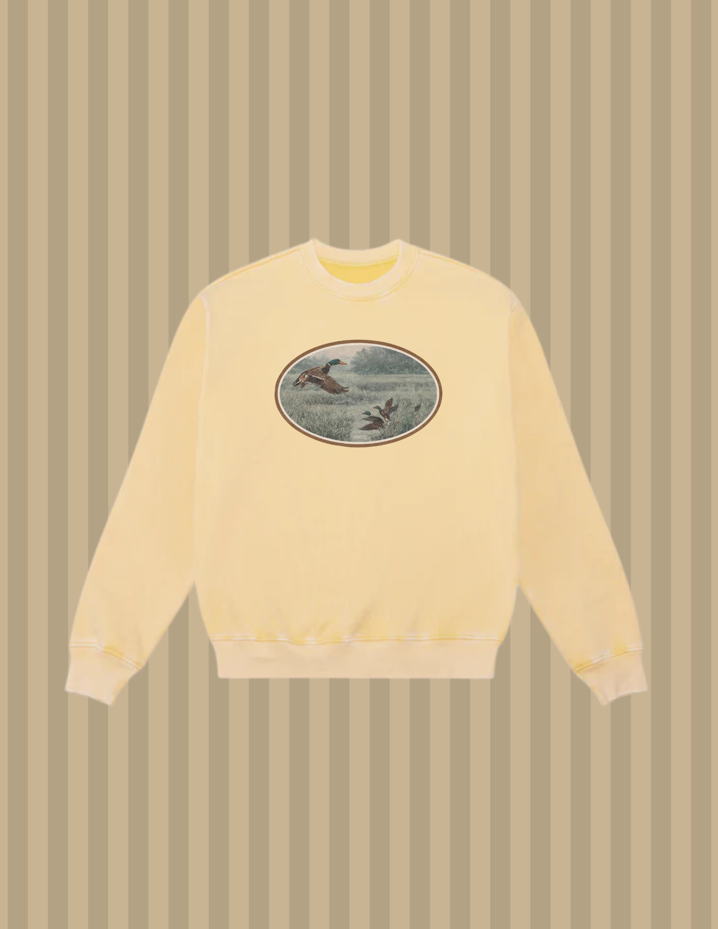 Vintage Inspired Mallard Lake Crewneck