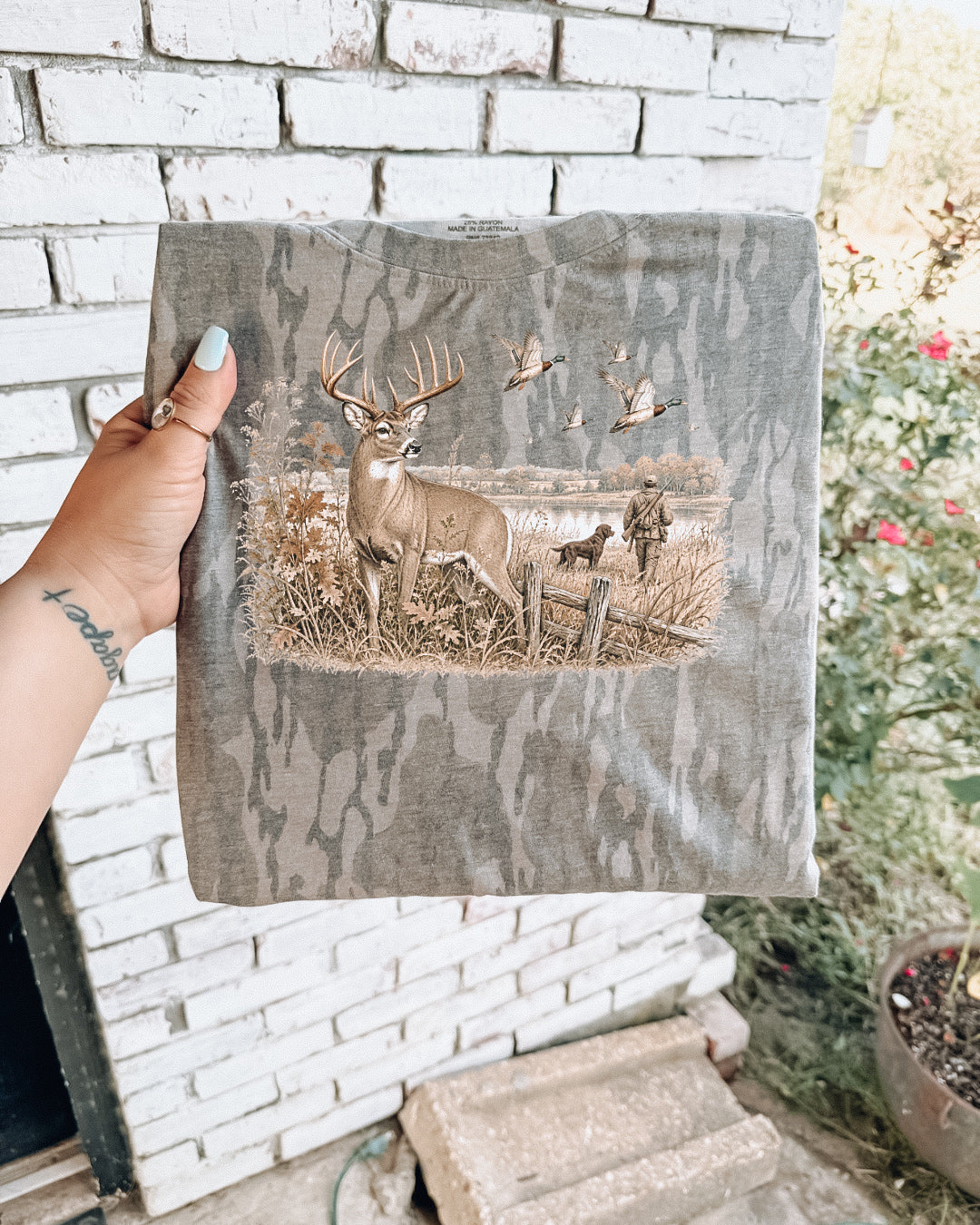 Buck Down Camo Tee