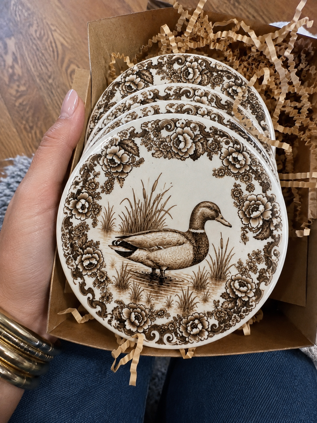 Mallard Ceramic Coaster Set