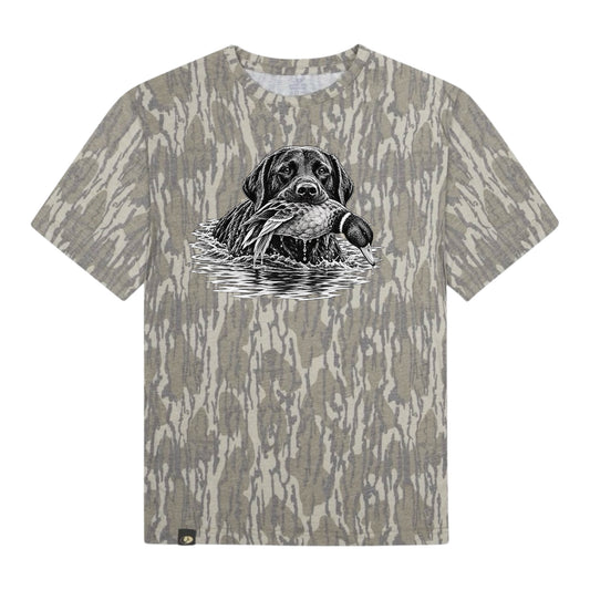 Black Lab Retriever bottomland tee
