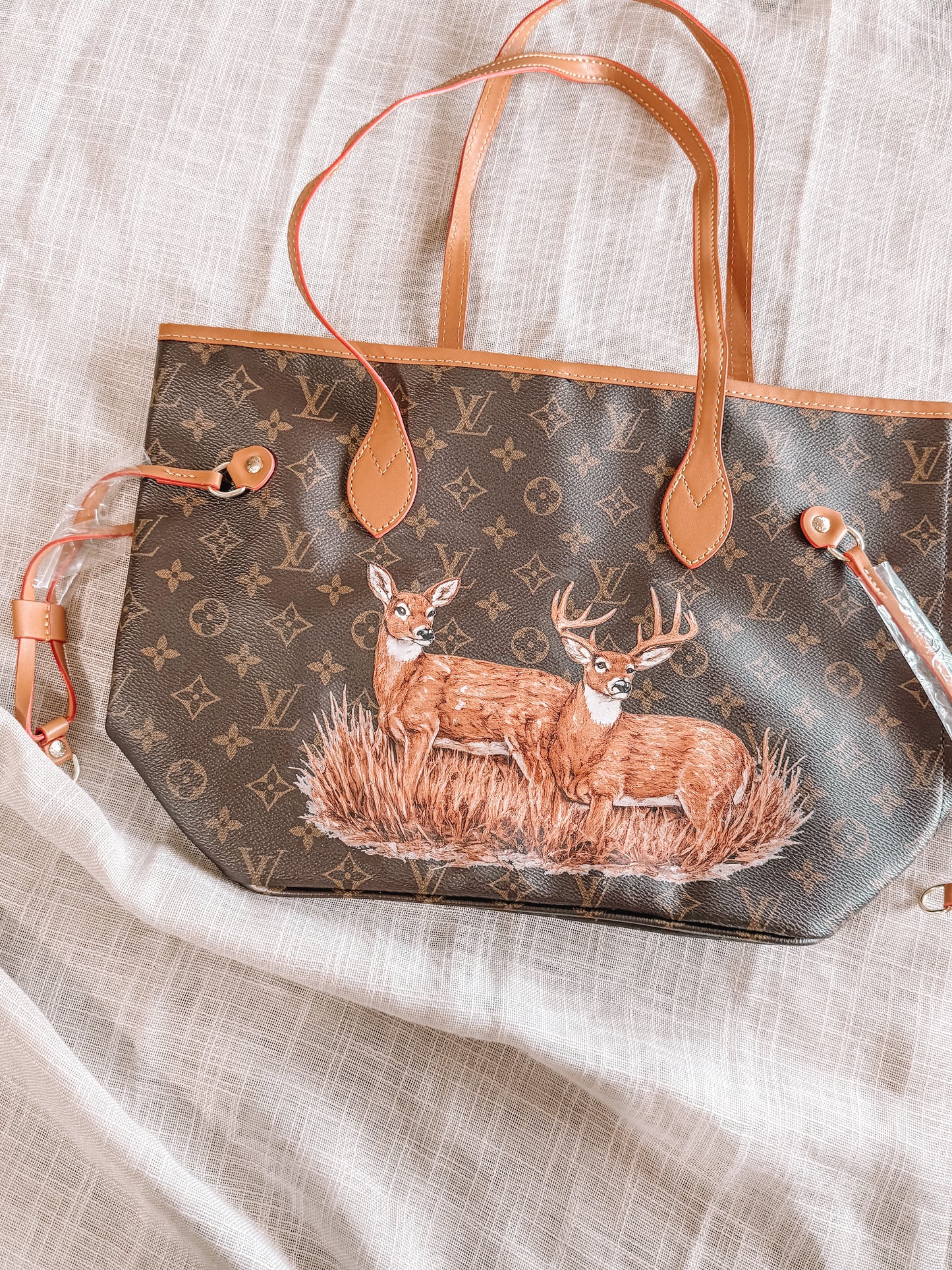 Doe and Buck Tote