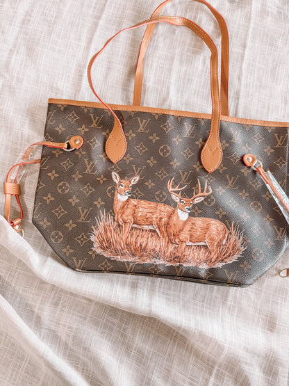 Doe and Buck Tote